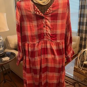 NWT Matilda Jane Plaid Dress (women) size L